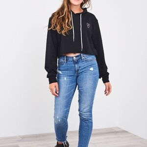 Latched Mama Cropped Nursing Hoodie XL